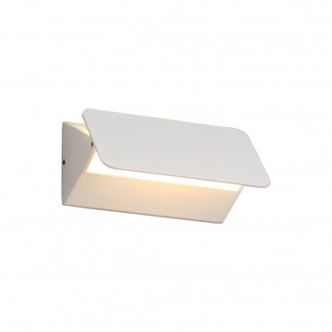 CARA LED Modern Outdoor Wall Light in Sand White
