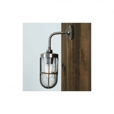 CARAC - Well Glass Wall Light In Antique Silver