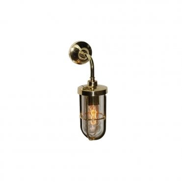 CARAC - Well Glass Wall Light In Polished Brass