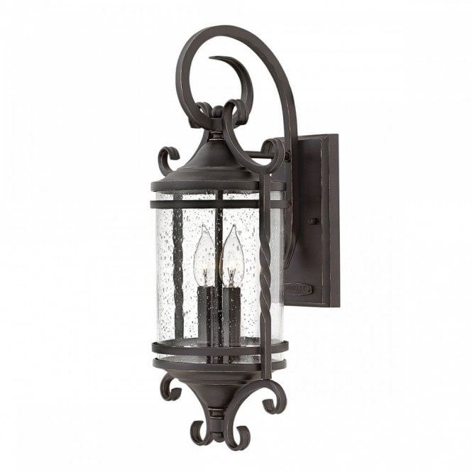 CASA 2 Light Wall Lantern Black Exterior Lighting IP44 Rated