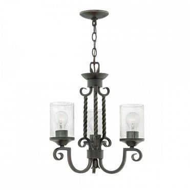 black 5 light ceiling pendant with slim shades