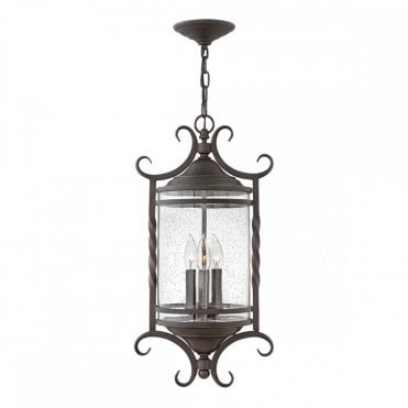 decorative black exterior pendant 