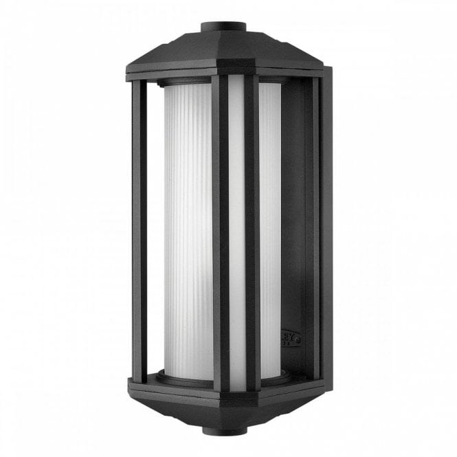 CASTELLE Medium Wall Lantern Black Exterior Lighting IP44 Rated