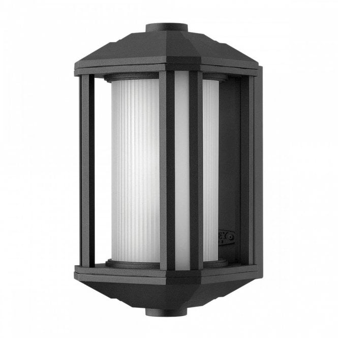 CASTELLE Small Wall Lantern Black Black Exterior Lighting IP44 Rated