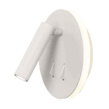 CAYMAN 2 Light Wall Light Reading Light Individually Switched, White