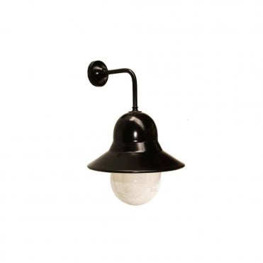 CENA - Wall Light With Acrylic Diffuser In Powder Coated Black