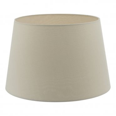 40Cm French Drum Shade Ecru Taupe