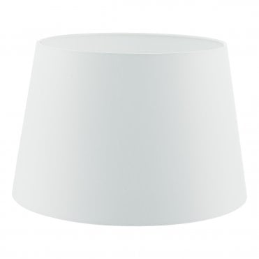 40Cm French Drum Shade Ivory White