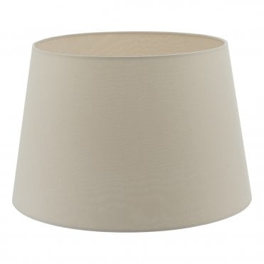 French Drum Shade 45Cm Ecru Taupe