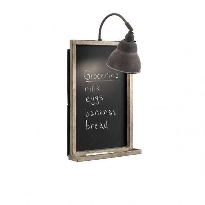CHALKBOARD Blackboard Wall Light Weathered Zinc