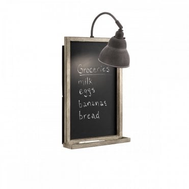 CHALKBOARD Blackboard Wall Light Weathered Zinc