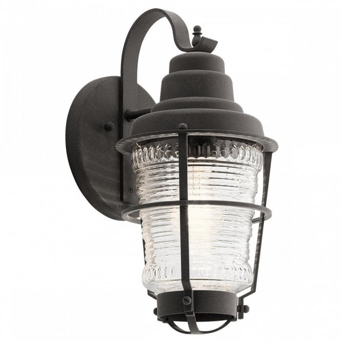 CHANCE Harbor Wall Lantern Black Exterior Lighting IP44 Rated
