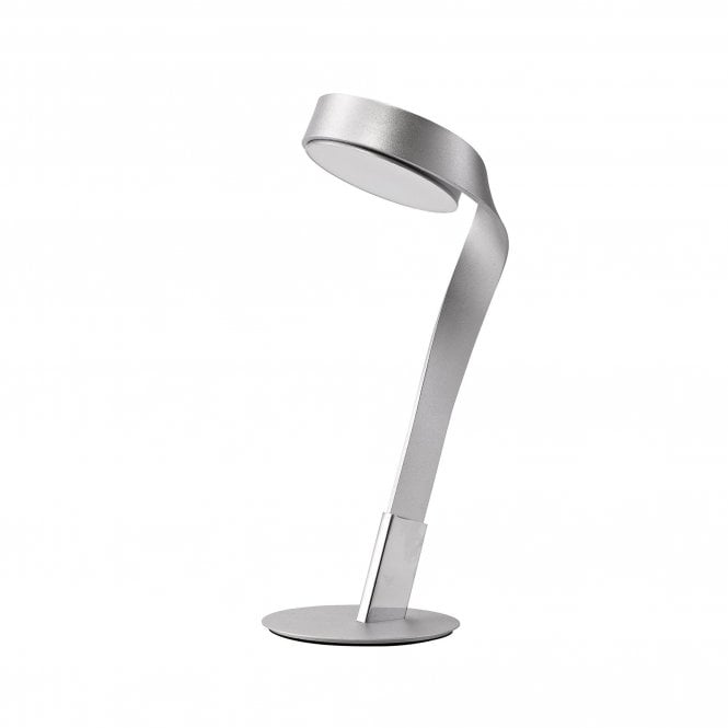 CHARLIE LED Disco Table Lamp in Polished Chrome and Silver