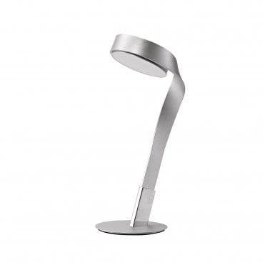 CHARLIE LED Disco Table Lamp in Polished Chrome and Silver