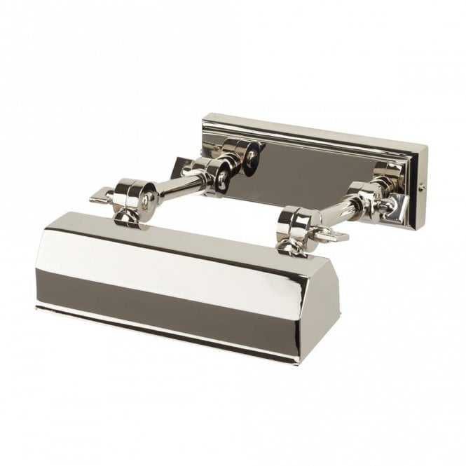 CHAWTON 1 Light Small Picture Light in Polished Nickel 18cm
