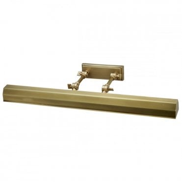 CHAWTON 4 Light Large Picture Light Antique Brass 65 cm