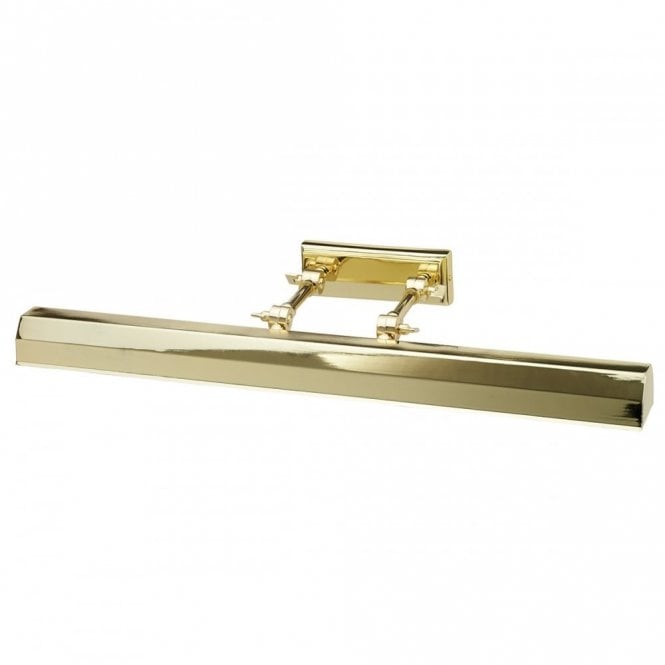CHAWTON 4 Light Large Picture Light Polished Brass 65 cm