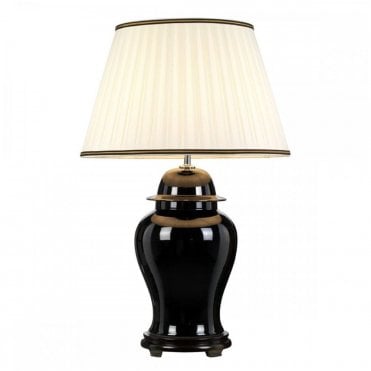 CHILING Table Lamp With Tall Empire Shade