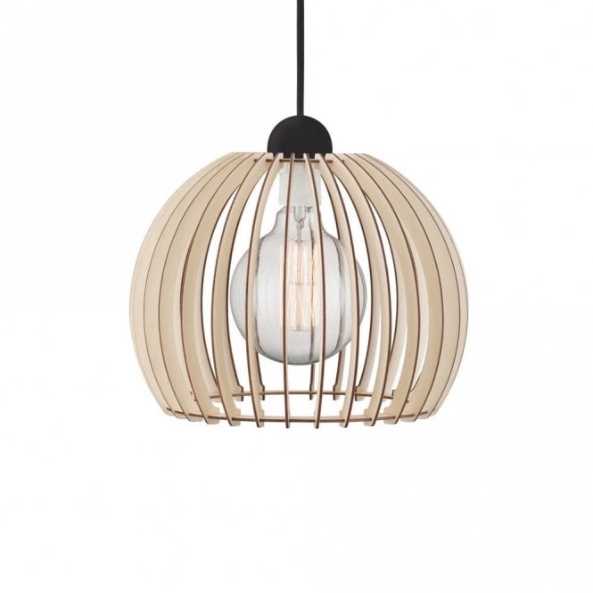 CHINO 30 - Ceiling Pendant in Slatted Wood