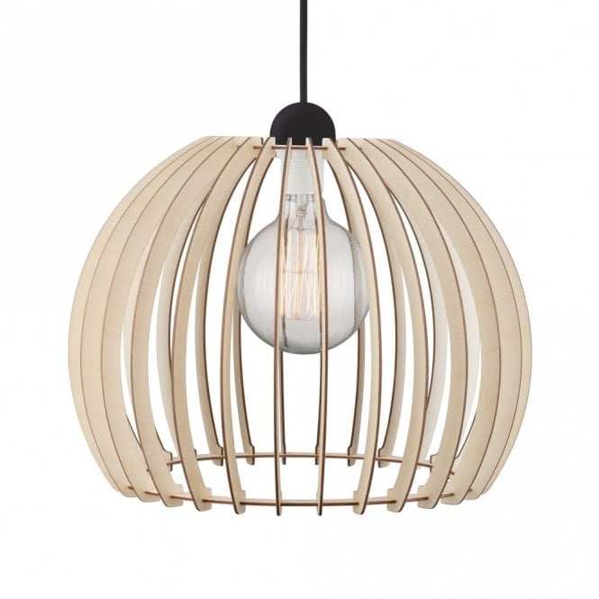 CHINO 40 - Ceiling Pendant in Slatted Wood