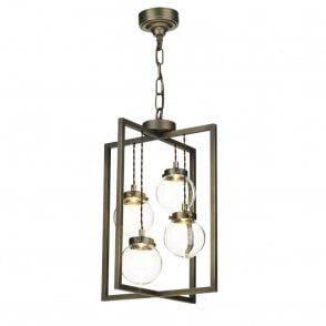 CHISWICK Sculptural 4 Light Ceiling Pendant with Invisible Dimmable LEDs