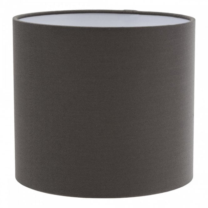 Chloris Cotton Drum Shade 18cm - Grey