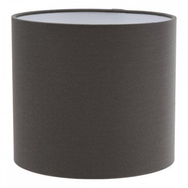 Chloris Cotton Drum Shade 18cm - Grey