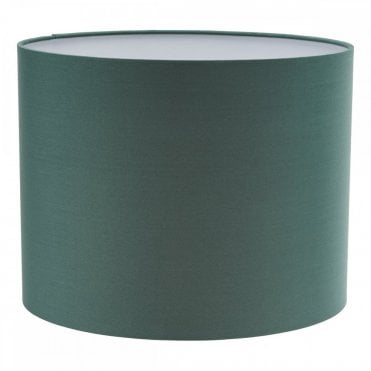 Chloris Cotton Drum Shade 25cm - Green