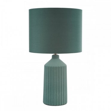 Chloris Large Table Lamp with Shade - Green