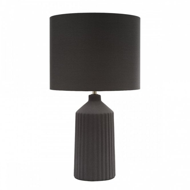 Chloris Large Table Lamp with Shade - Grey