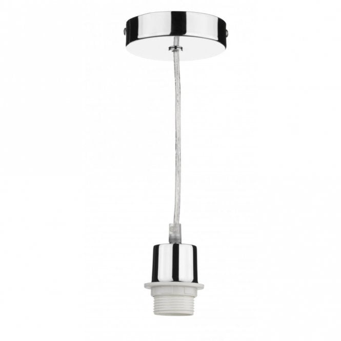 CHROME - Pendant Suspension With Clear Flex