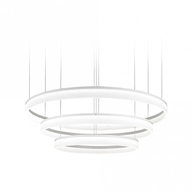 CIRC - 1512 X LED Refond 89W Matte White Ceiling Pendant