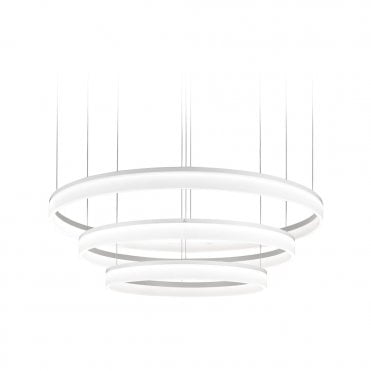 CIRC - 1512 X LED Refond 89W Matte White Ceiling Pendant