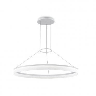 CIRC - Large Metre Diameter LED Ceiling Pendant in Matte White