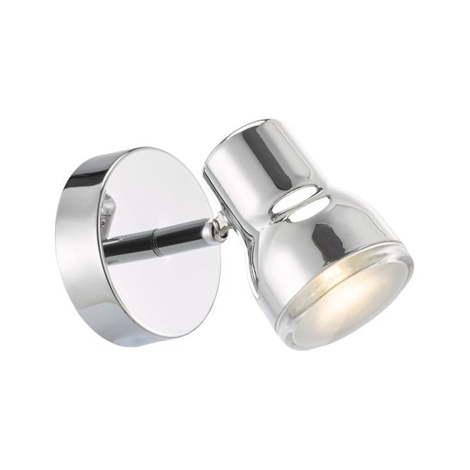Clint IP44 Bathroom Spotlight Wall Light - Polished Chrome