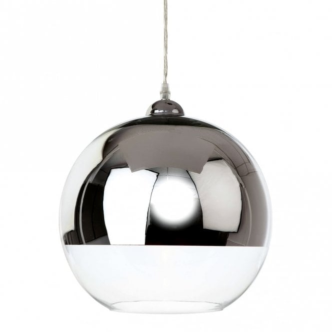 CLUB - Pendant Chrome And Clear Glass