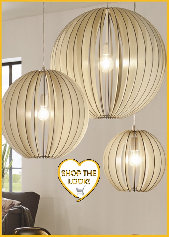 gaped spherical lights