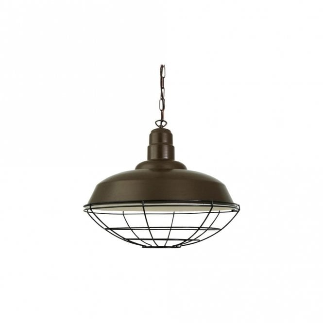 COBAL - Industrial Ceiling Pendant In Powder Coated Bronze