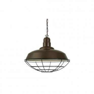 COBAL - Industrial Ceiling Pendant In Powder Coated Bronze