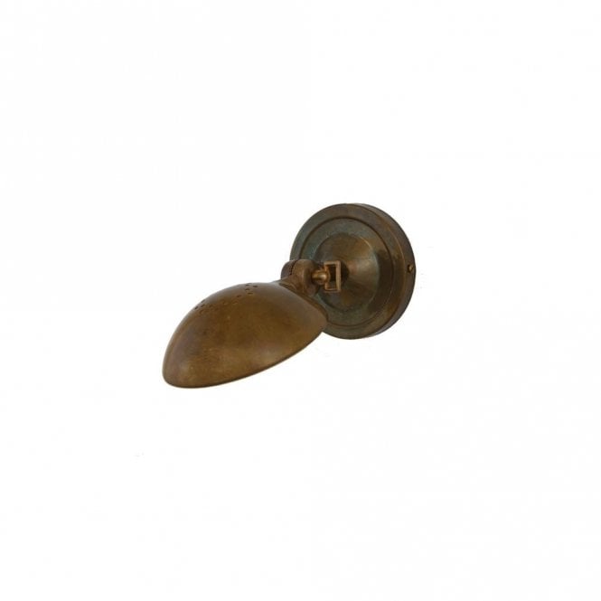 CODY - Adjustable Industrial Wall Light In Antique Brass