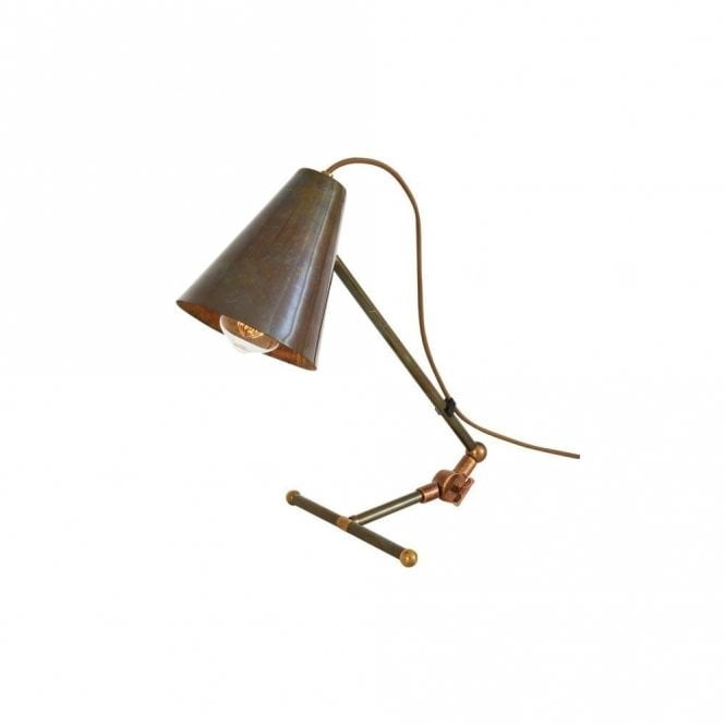 COMORO - Table Lamp In Antique Brass