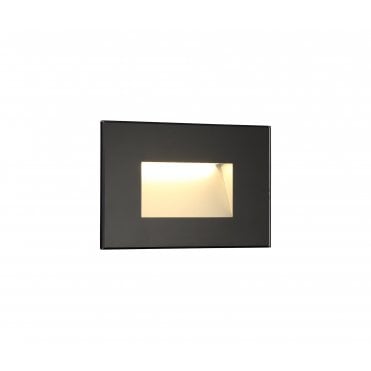 IP65 LED Wall Light 3000K 145lm Black
