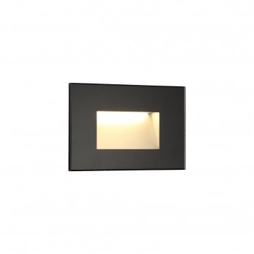 CONCAVE IP65 LED Wall Light 3000K 145lm Black
