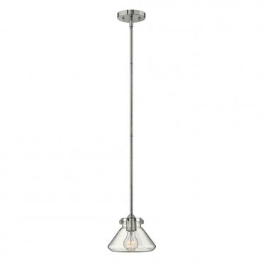 CONGRESS - Clear Glass Ceiling Pendant in Chrome