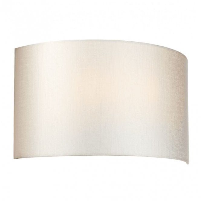 COOPER Large Curved Wall Light with Aged Brass Back Plate
