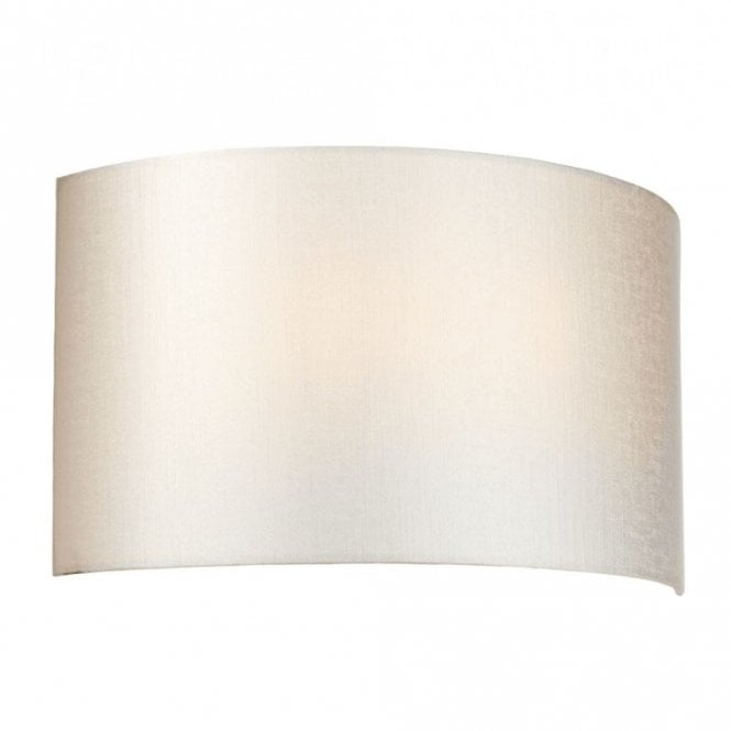 COOPER Large Curved Wall Light with Aged Brass Back Plate
