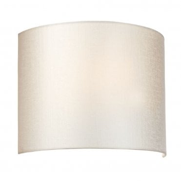 COOPER Medium Curved Wall Light with Aged Brass Back Plate