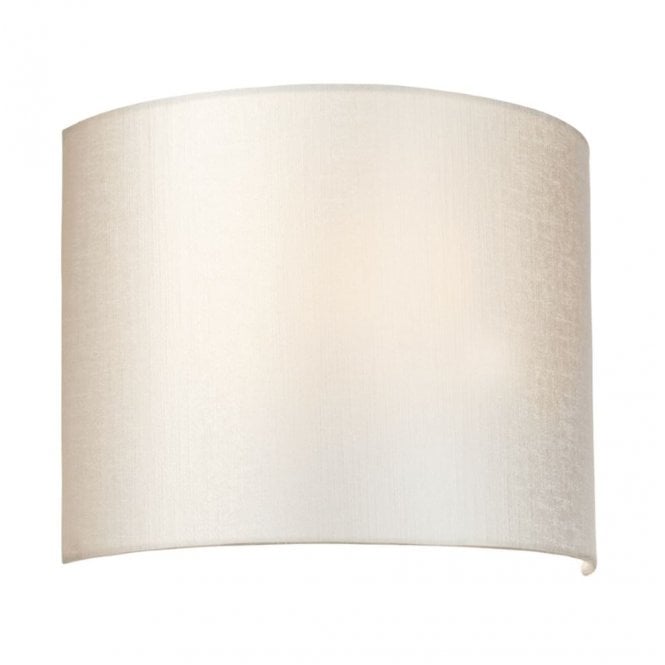 COOPER Medium Curved Wall Light with Polished Chrome Back Plate
