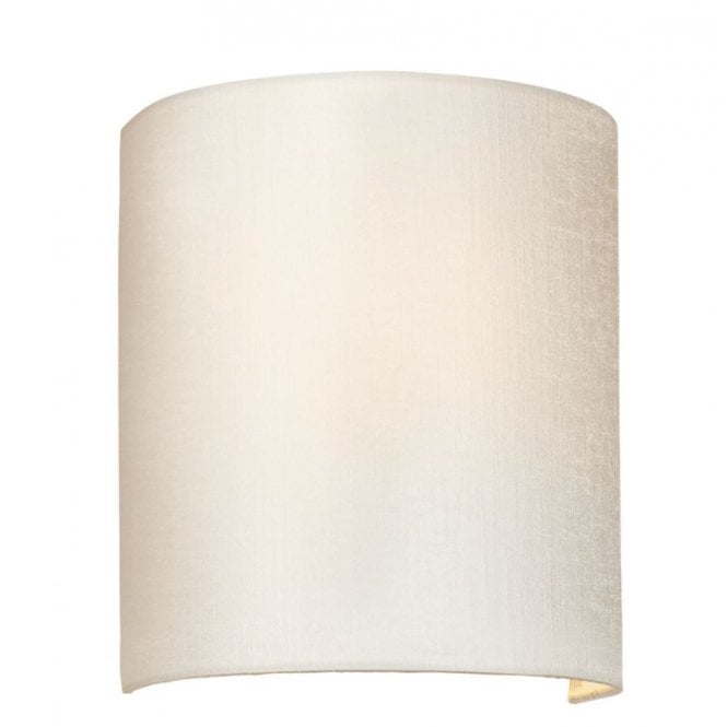 COOPER Small Curved Wall Light with Aged Brass Back Plate