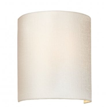 COOPER Small Curved Wall Light with Aged Brass Back Plate
